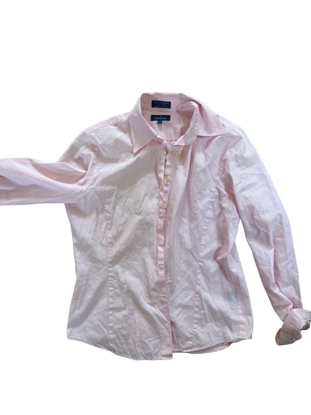 Faconnable Light Pink Button-Down Shirt